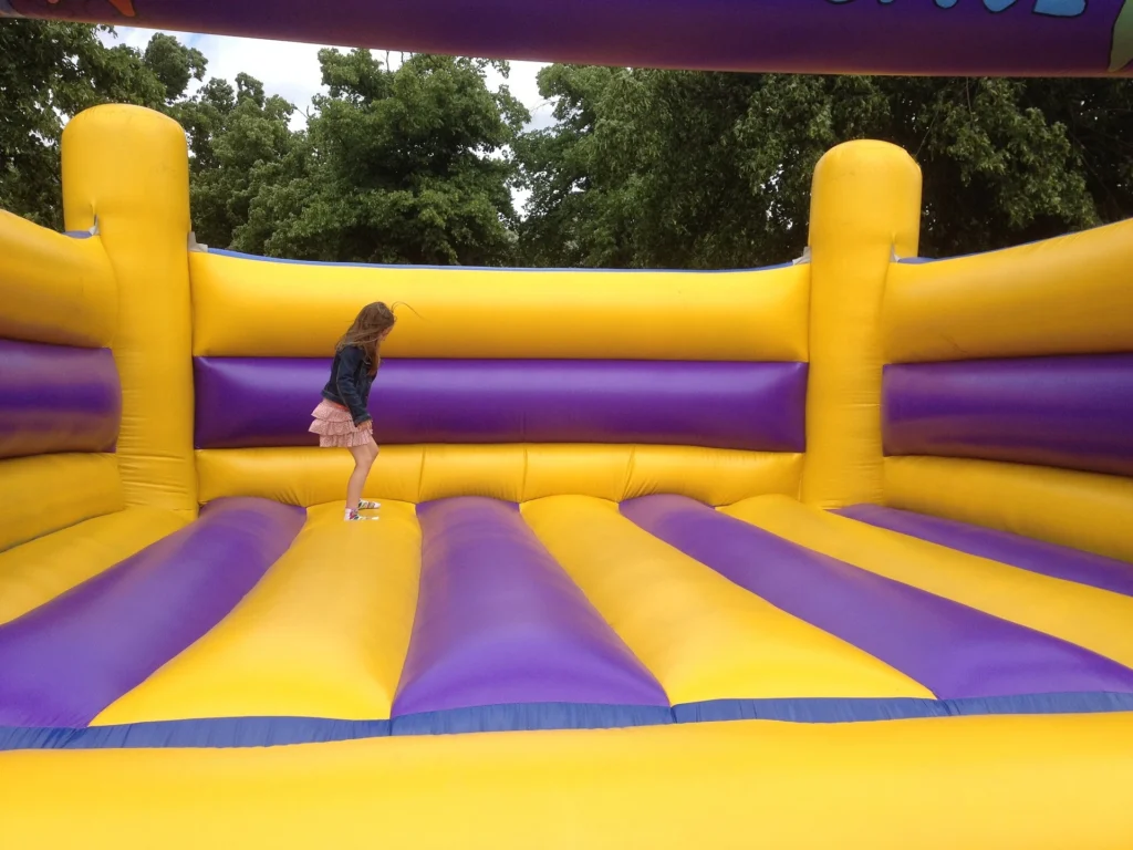 image of bouncy castle