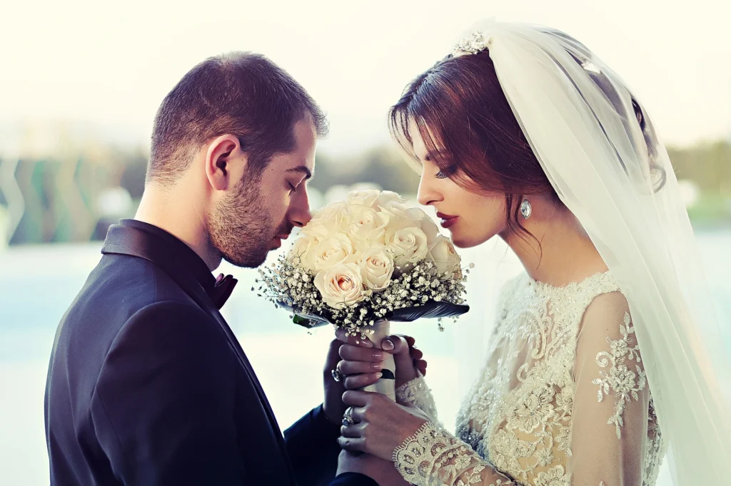 image of bride and groom